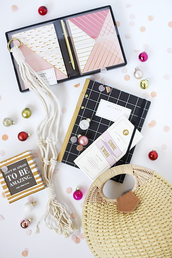 My VERY Favorite Things : notecards, journals, chocolate, quotes, rattan purse! Delineate Your Dwelling