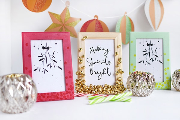 Fun to craft Holiday Jingle Bell Frames, Delineate Your Dwelling