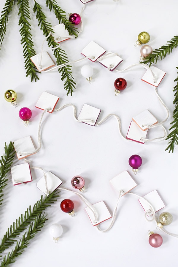 Make a DIY Terracotta Bead Garland with Air Dry Clay - Perfecting Places