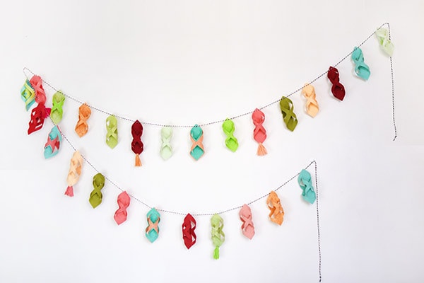 Colorful Felt Garland