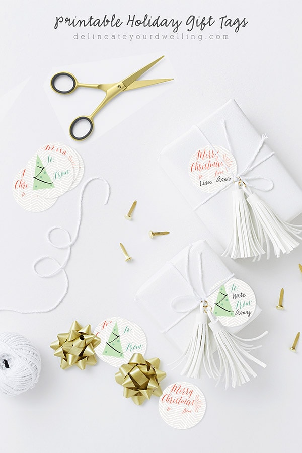 Free Printable Holiday tags