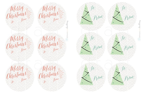 Free Holiday Gift Tags