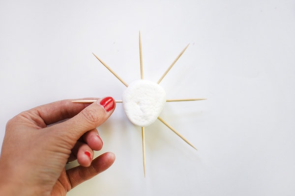 Snowflake Hot Cocoa step1