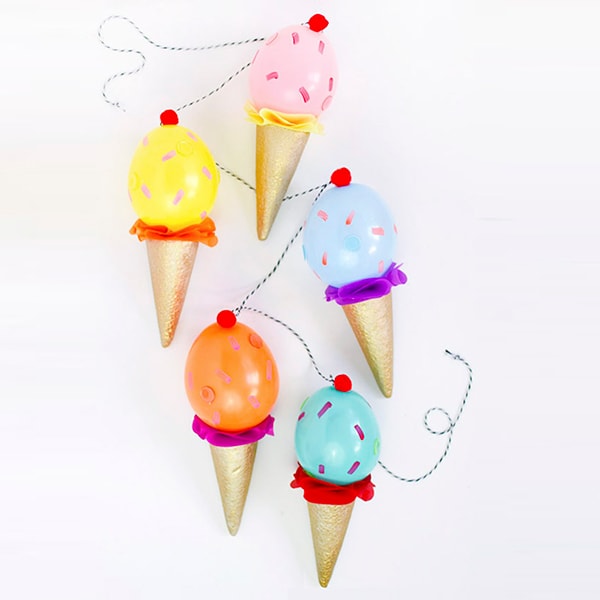 Ice Cream Cone Party Garland