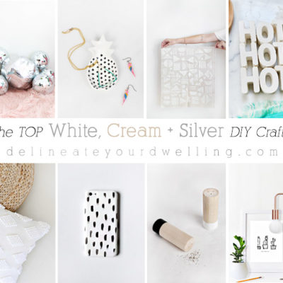 1 White, Cream and Silver DIY crafts