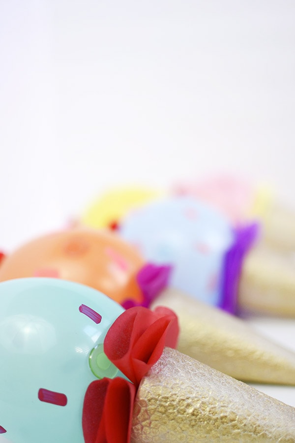 DIY Ice Cream Party Garland, perfect for any dessert themed party! Delineate Your Dwelling