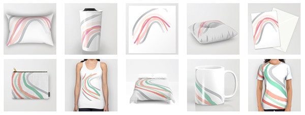 Society6 Slide Products