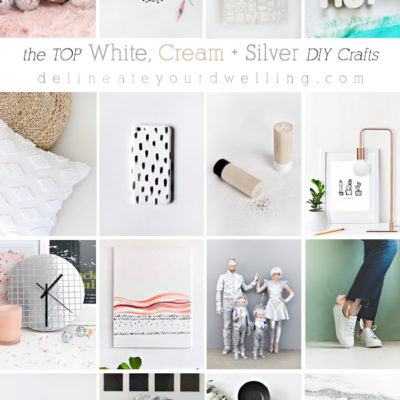 The very top White, Cream and Silver DIY crafts, DIY and recipe projects! Delineate Your Dwelling