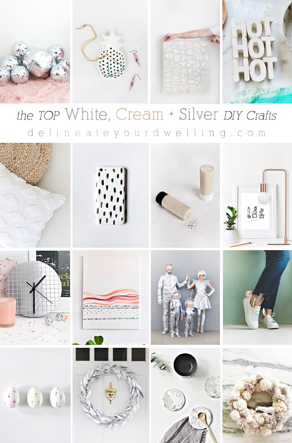 Top White, Silver and Cream DIY Crafts