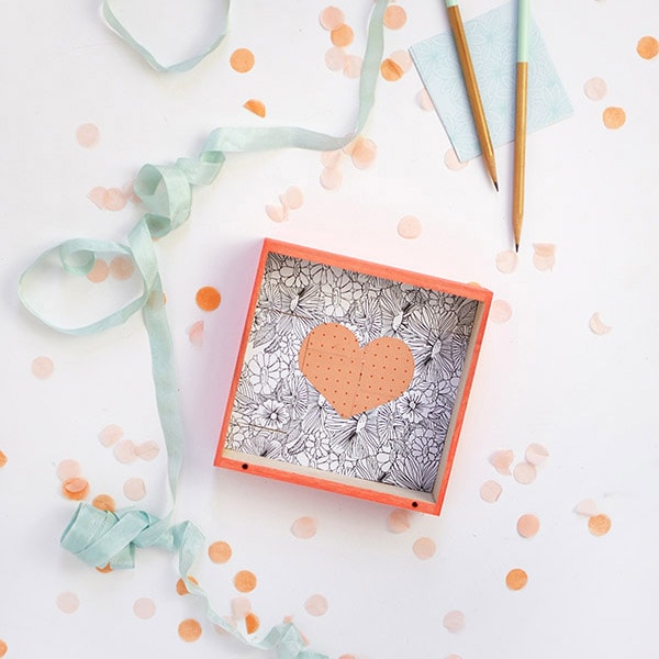 1 Square Mosaic Heart Puzzle DIY