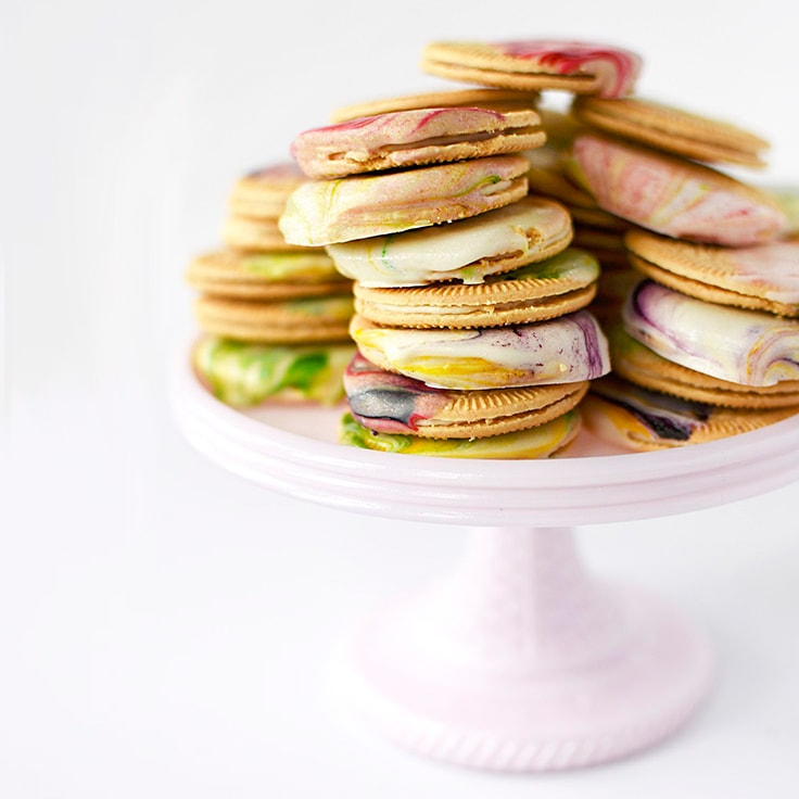 Marbled Spring Cookies