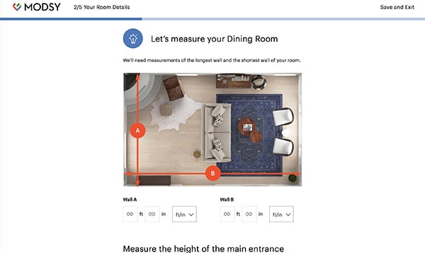 Create a Dining Room - Measure