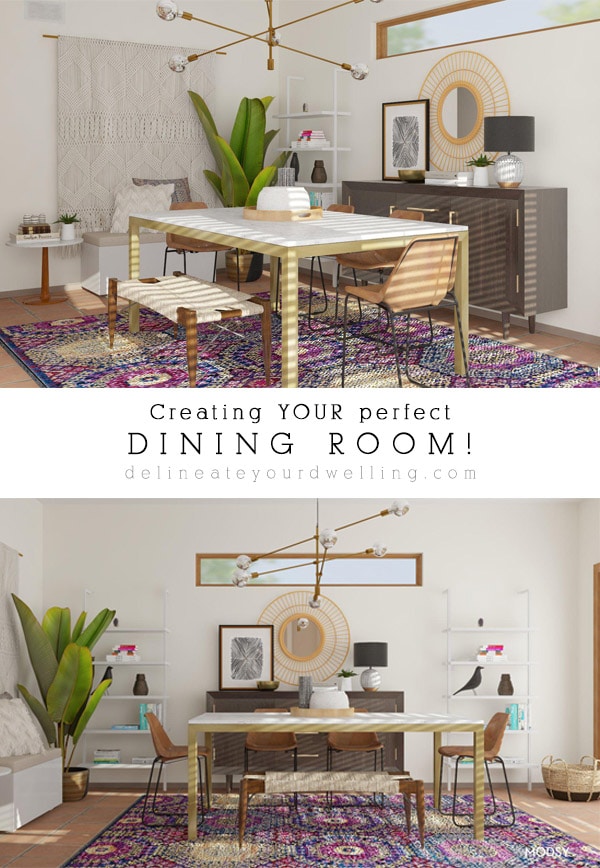 Creating the perfect Dining Room space for your home! Delineate Your Dwelling