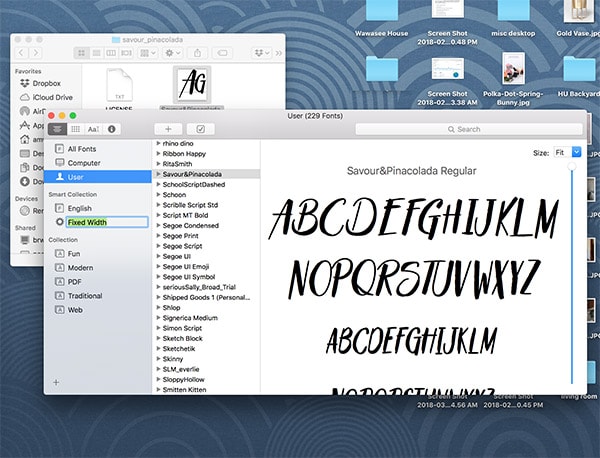 bubble fonts for mac