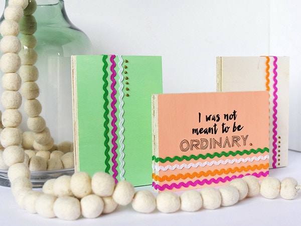 DIY I was not meant to be Ordinary Plaque, Delineate Your Dwelling