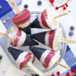 4th of July Layered Popsicles, Delineate Your Dwelling