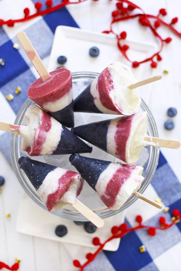 4th of July Layered Popsicles