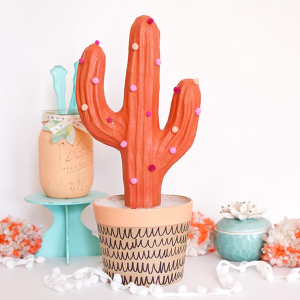 DIY Pom Pom Cactus