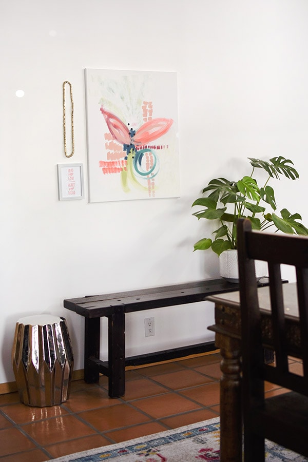 How to create an Abstract Flower art Painting! Step by step instructions on abstract art. Delineateyourdwelling.com