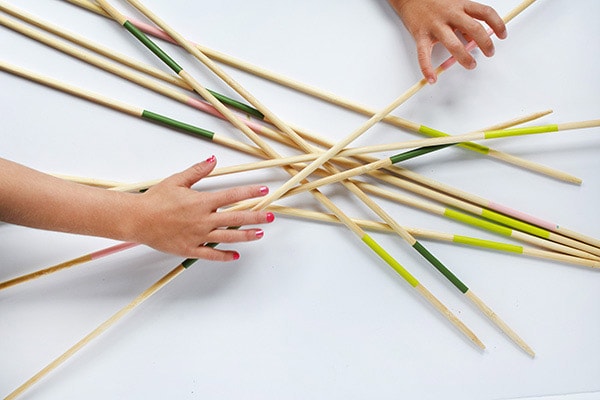 3 Awesome DIY Outdoor Games - PICKUP STICKS