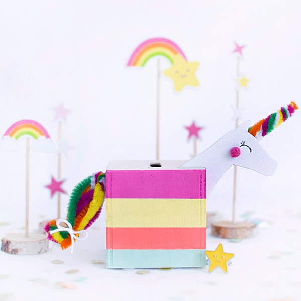 How to make a DIY Unicorn Piggy Bank