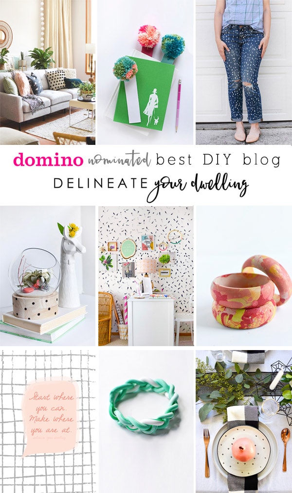 Domino Nominated Best DIY Blog - Delineate Your Dwelling