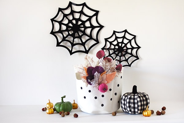 Colorful Fall Basket to hold all the Halloween Candy - Delineate Your ...