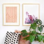 How to Mix and Match artwork in your home! Delineate Your Dwelling #hangingart