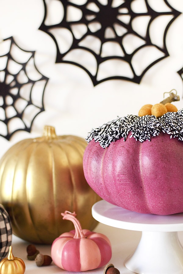 DIYvPurple Tassel Pumpkin 