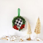 1-Buffalo Check holiday wreath