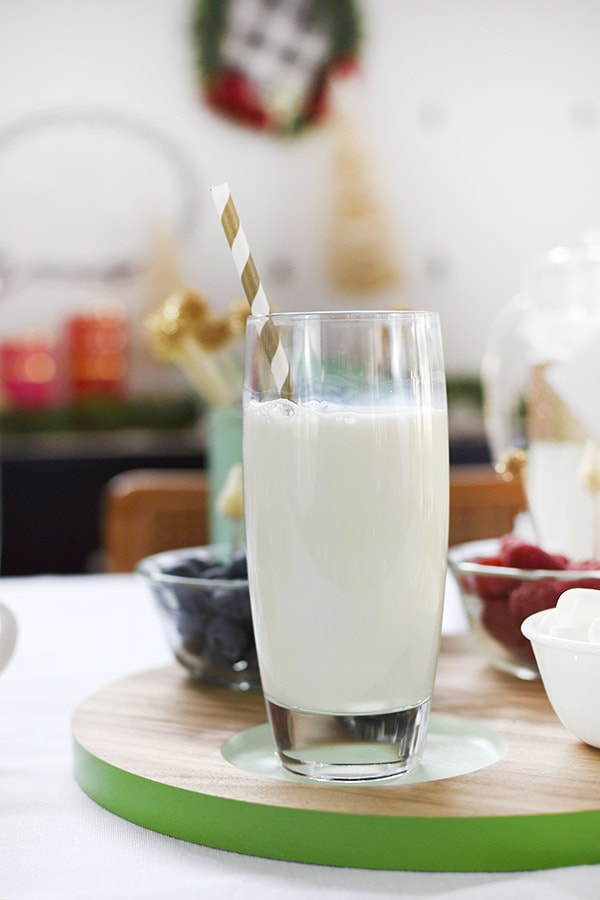 Glass of Milk Dunking Party 