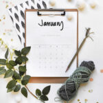 2020 FREE Hand Lettered Calendar