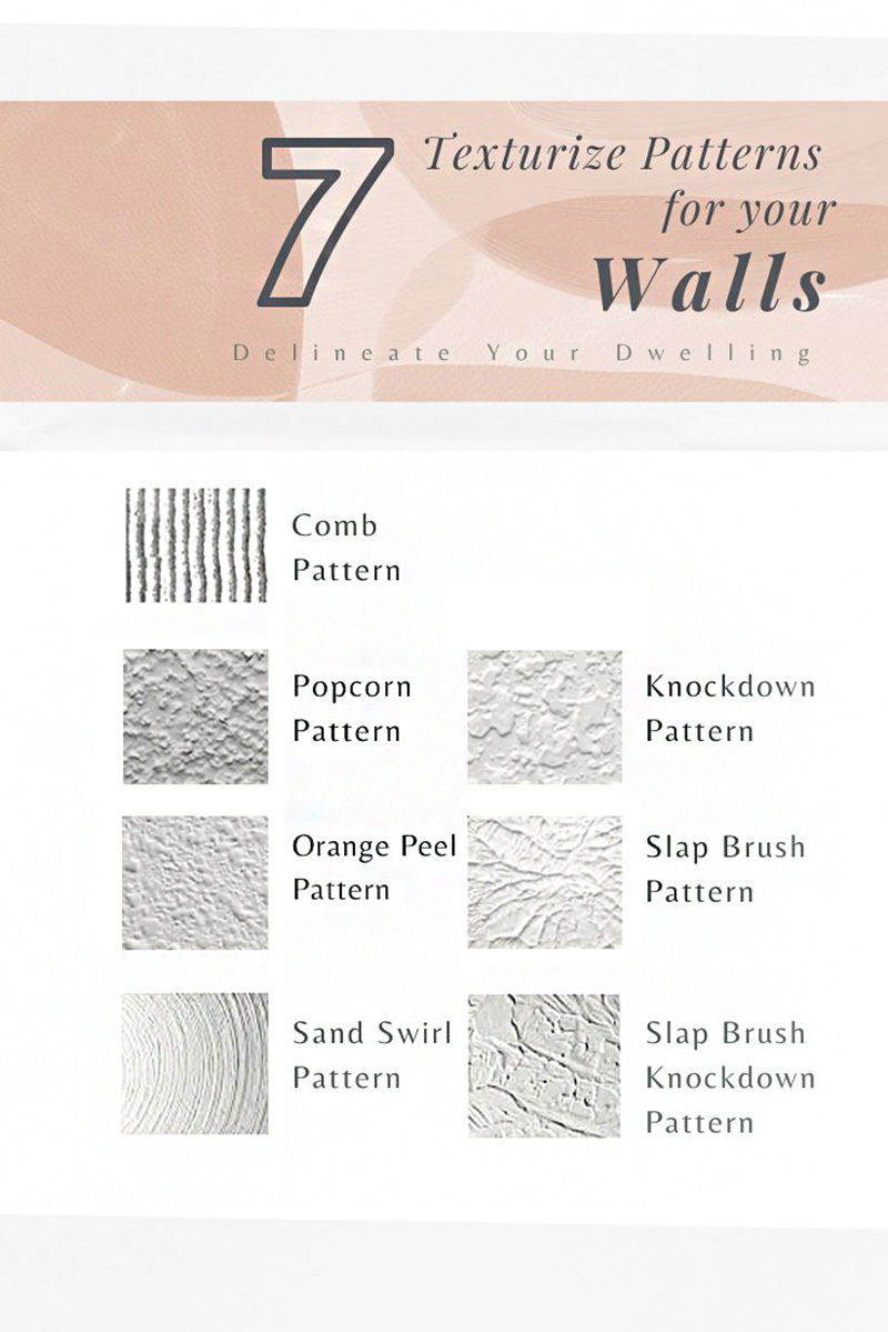 7 types of wall texture