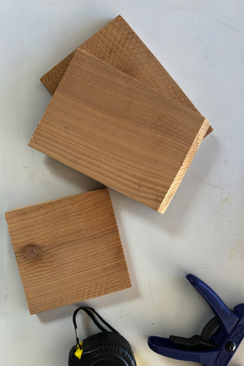 Cut wood