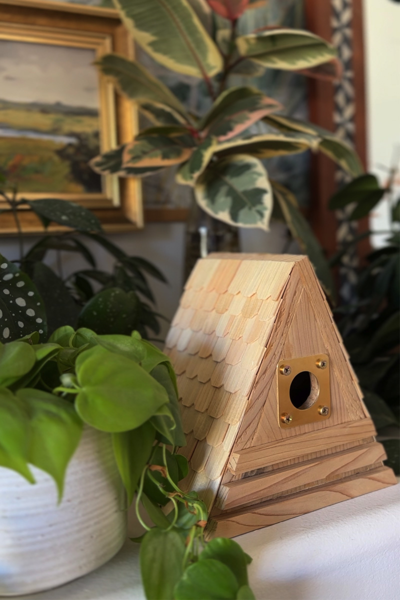 Modern A-frame Birdhouse