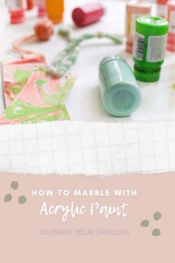 How to marble with Acrylic Paint Delineate Your Dwelling