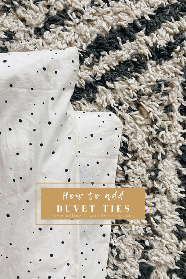 Easy Duvet Ties and Loops