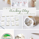 Keep Air Dry Clay from cracking