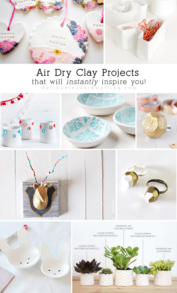 Creative Air Dry Clay projects