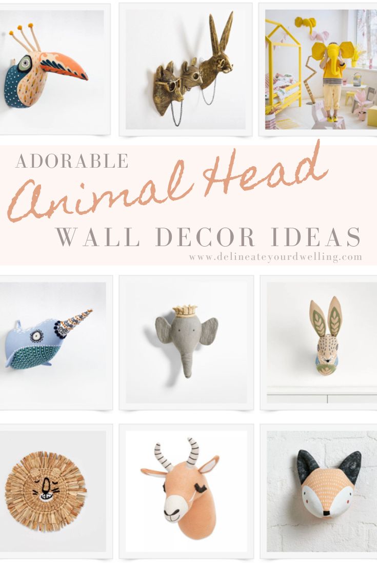 Animal Head Wall Decor Ideas