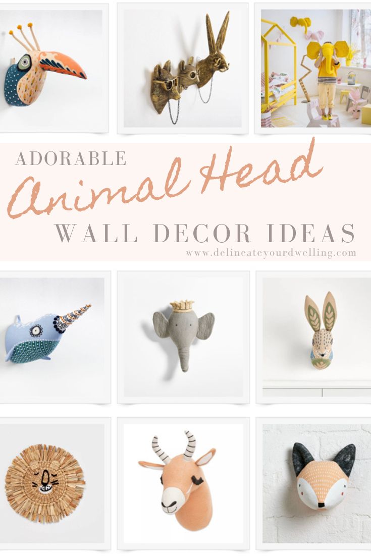 Animal Head Wall Decor Ideas - Delineate Your Dwelling