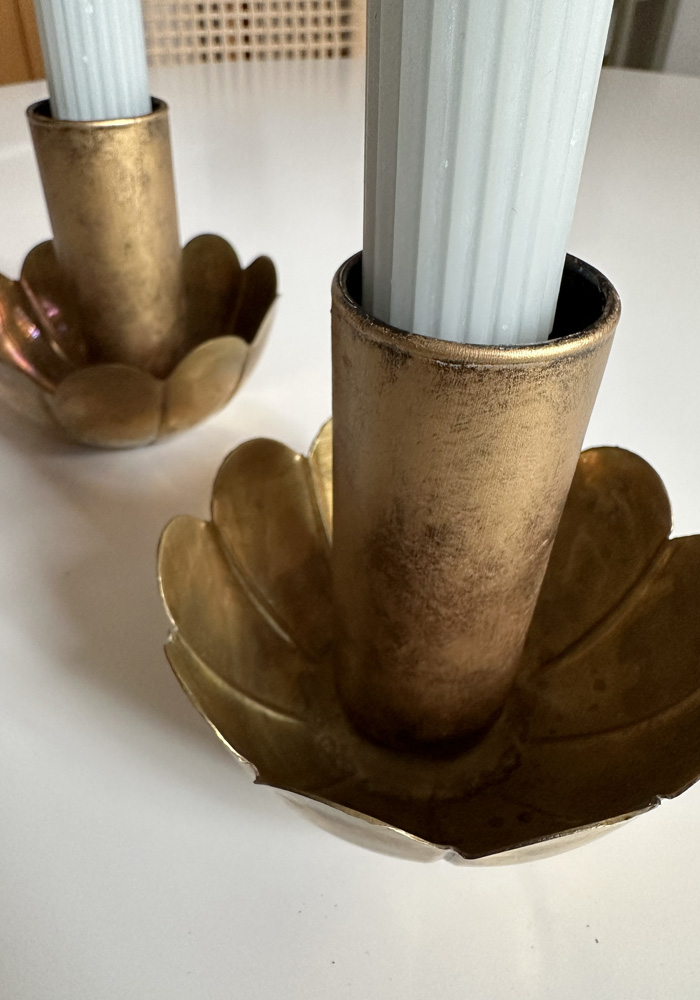 DIY Brass Candle Holder