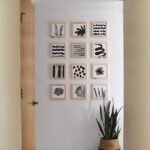 Artistic Hallway Gallery Wall