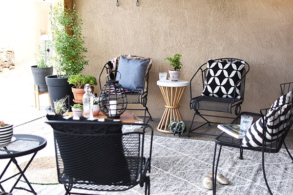 Easy Back Patio refresh