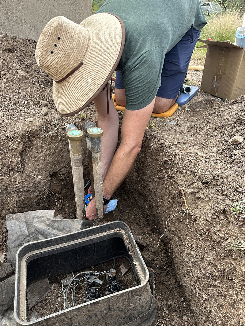 Irrigation box