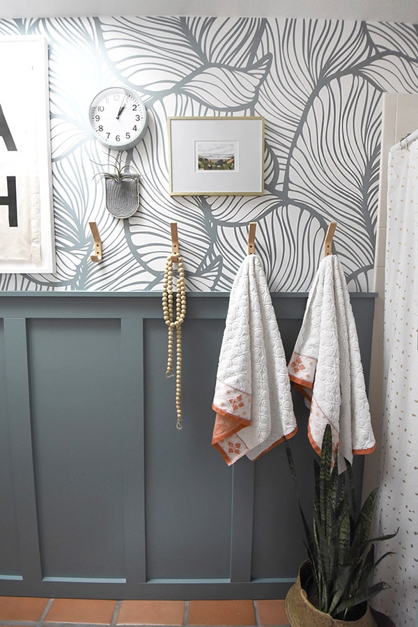 Teal Blue Guest Bathroom 