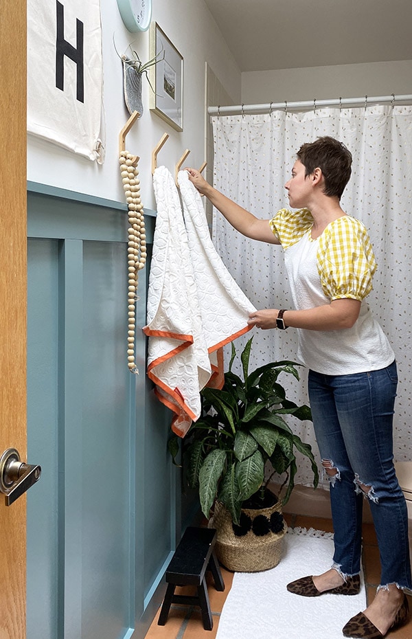 Hanging Bathroom Towel Board and Batten