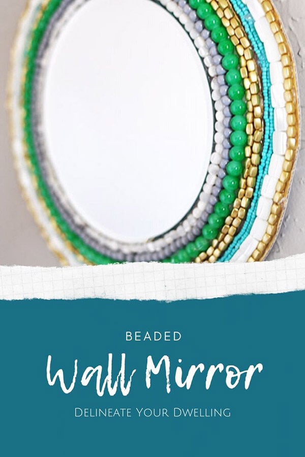 Beaded Wall Mirror