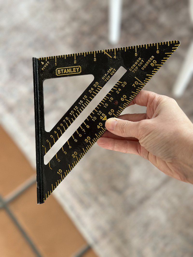 DIY tool speed square