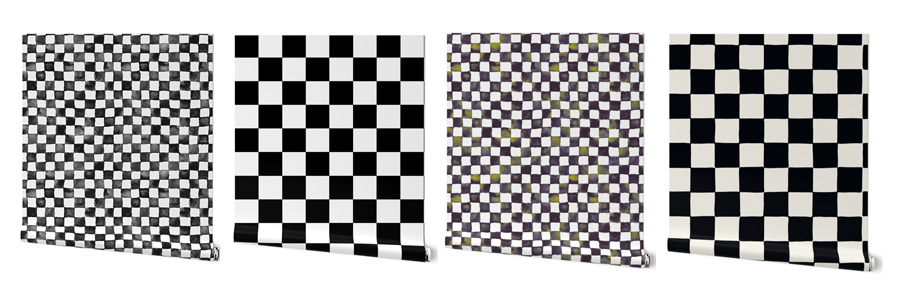 Black and White checkered wallpapers